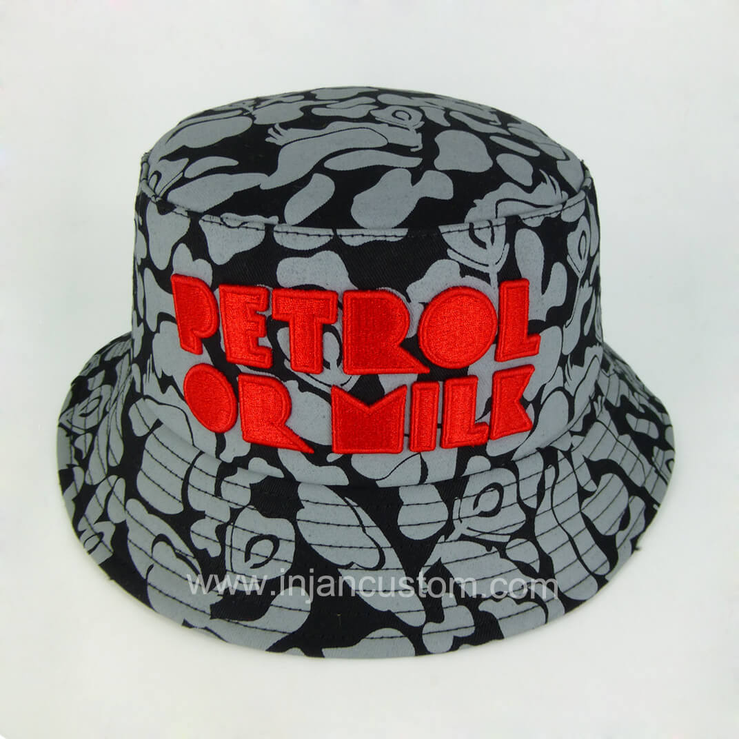 SDHC Camo Cut and Sew Sublimated Camo Print Bucket Hat