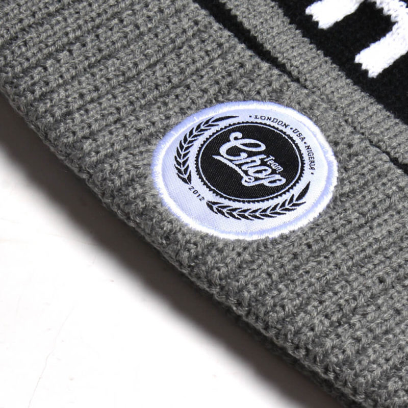 Custom Logo Beanie Hats with Woven Patch on Cuff | Fully Custom Hats ...