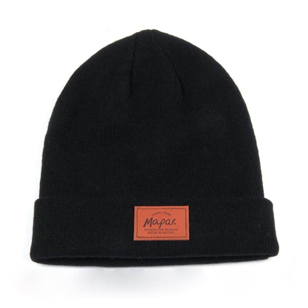 Customize Your Beanie with Leather Patch Design | Fully Custom Hats and ...